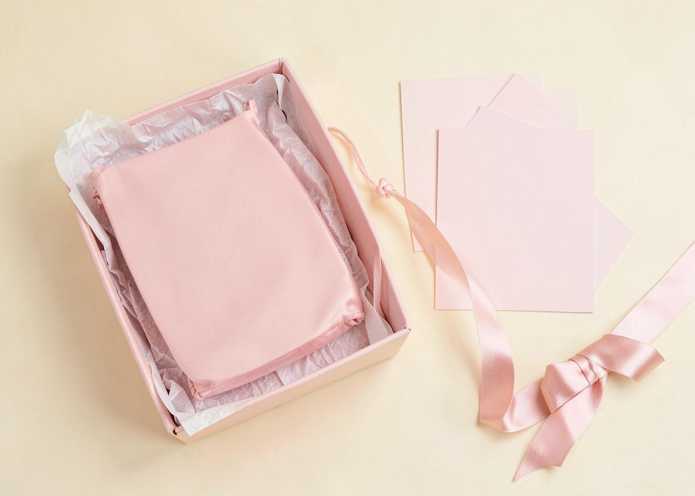 Crown Me Lerato pink packaging with satin bag and care cards